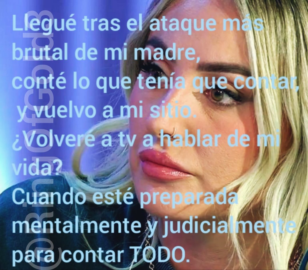 Querían callar su relato, querían que no respondiera a su madre, querían ponerle el San Benito de estar m4ltr4tándol4 en TV simplemente por responder.
Cuando eres una REINA, se nota... 😏
#YoMeRebelo7M #YoMeRebelo8M