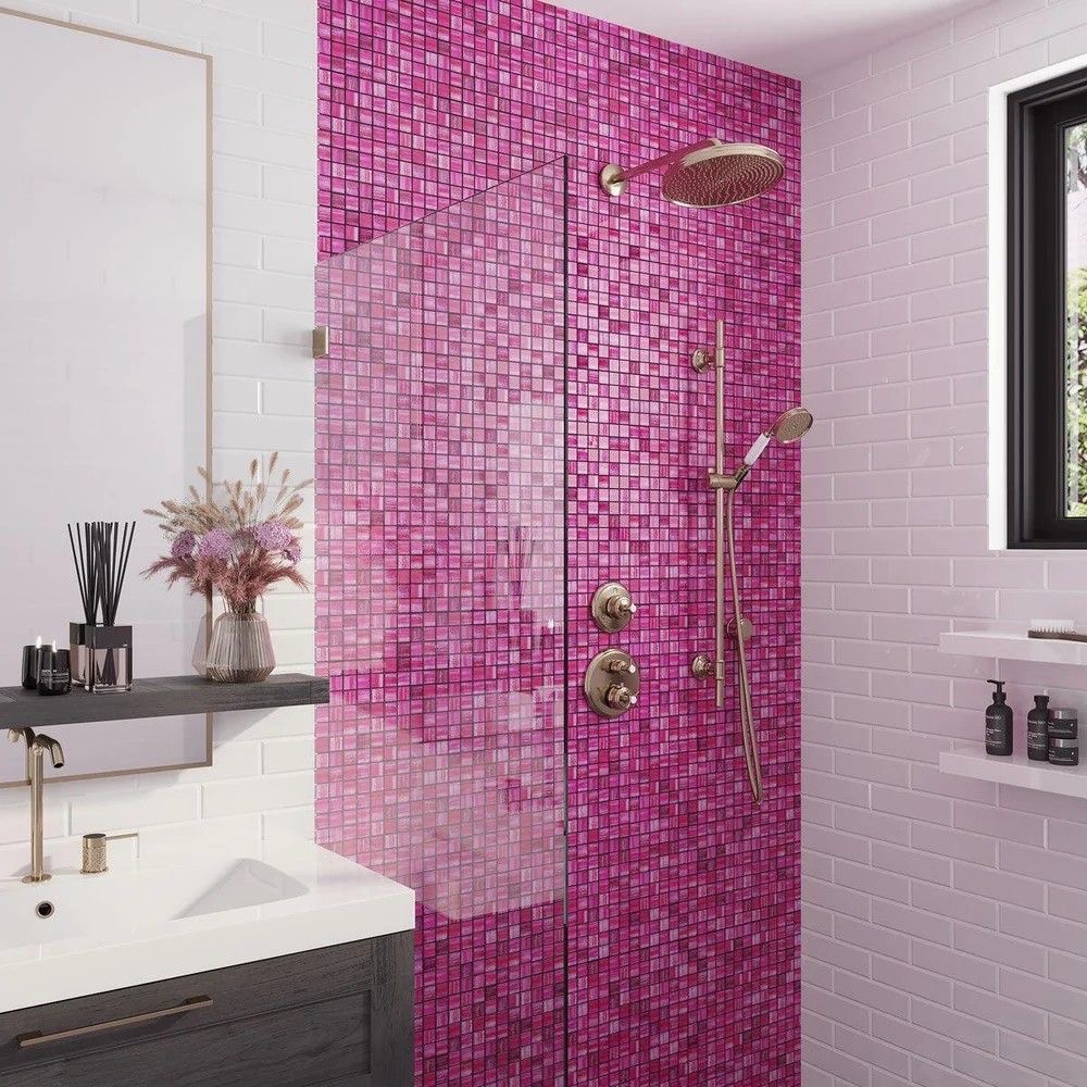 insperarise's tweet photo. pink mosaic tiles 💗 https://t.co/A9PBjOB6MU