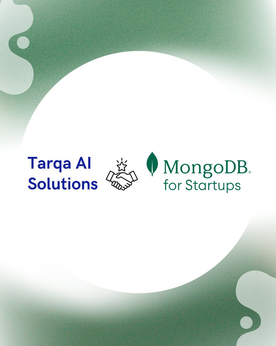 sudhanshusX's tweet photo. We are thrilled to share @tarqaAI Solutions has been accepted into the @MongoDB  for Startups program!

#BuiltWithMongoDB #tarqaAi

cc : @prathamxtwt https://t.co/hbTdIMPioL