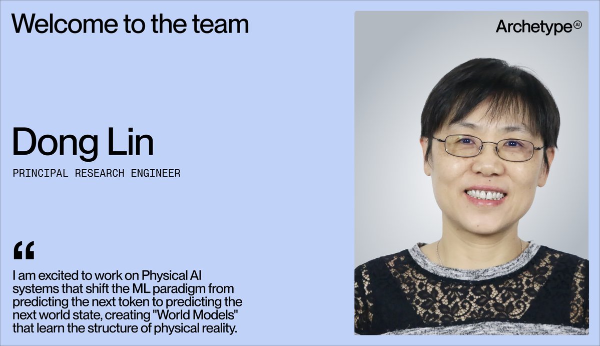 Archetype AI tweet media