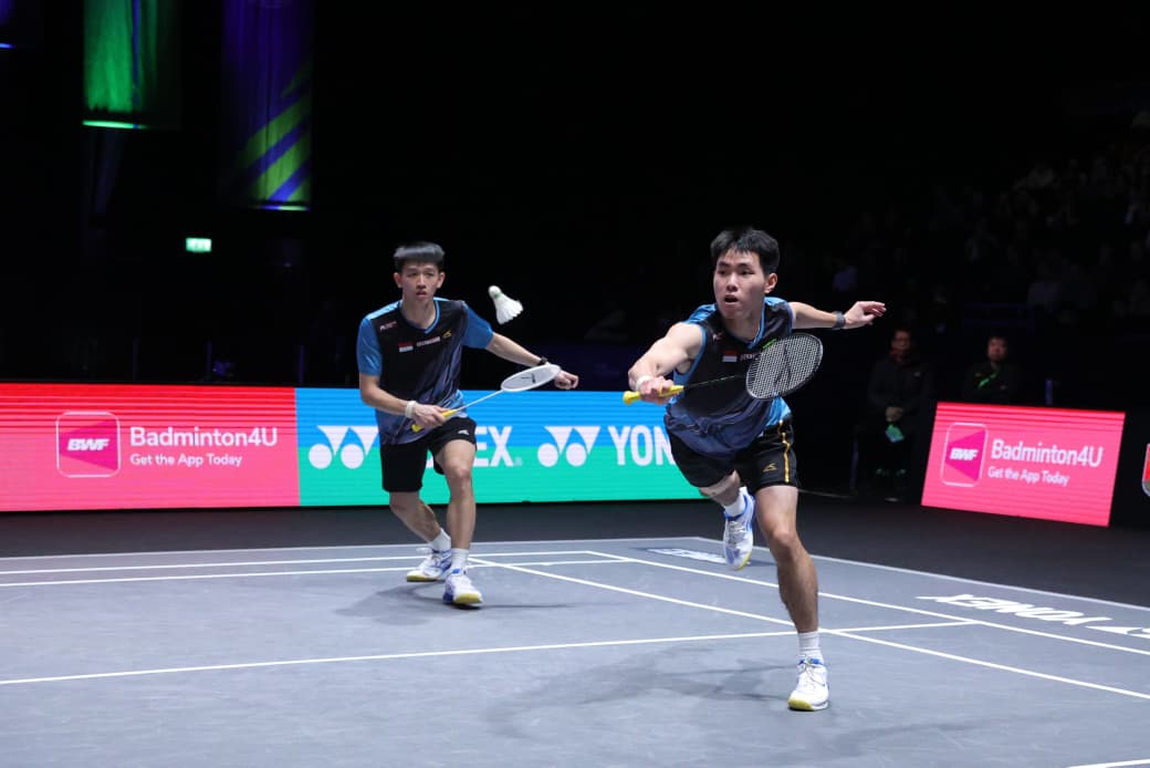 DEBUT, RAYJO LOLOS KE SEMIFINAL ALL ENGLAND 2026!!! 

Raymond Indra/Nikolaus Joaquin🇮🇩 vs Liang Wei Keng/Wang Chang🇨🇳 (3) 21-18, 21-12

Nikolaus Joaquin

Tidak menyangka bisa lolos hingga semifinal tapi kami mau membuktikan untuk semua yang meragukan kami bahwa kami bisa dan