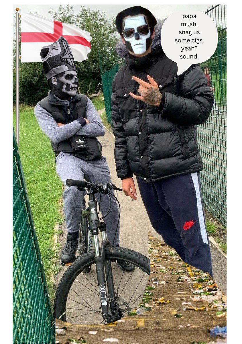 as someone who works with 16-19yr olds. I can confirm this is the younguns traditional dress in england 

(i am no artist, nor am i good with editing, its the best i got, enjoy them as roadmen)