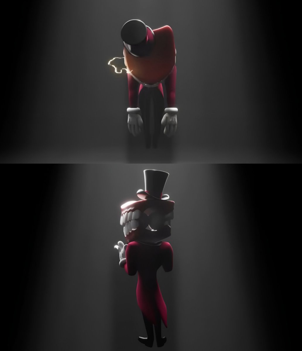 "El amante siempre quiso tener amigos. Pero no sabía cómo hacer que los demás lo amaran.

Entre más intentaba impresionar con su magia, más los alejaba.

Esta es la historia de la IA que arruinó todo".

📺 La descripción de Caine en el ep. 8 de The Amazing Digital Circus