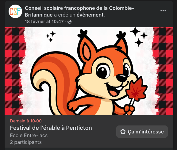 MarcCardoso4's tweet photo. Demain se tiendra le festival de l'érable l'école Entre-Lacs de #Penticton mais le #CSF_CB m'interdit l'entrée depuis 2021 après les avoir alerter sur la discrimination. 
Par contre, le Monsieur ci-dessous 👇y sera, c'est le directeur de l'école. Tout va bien dans la francophonie https://t.co/pdypC0KBaK
