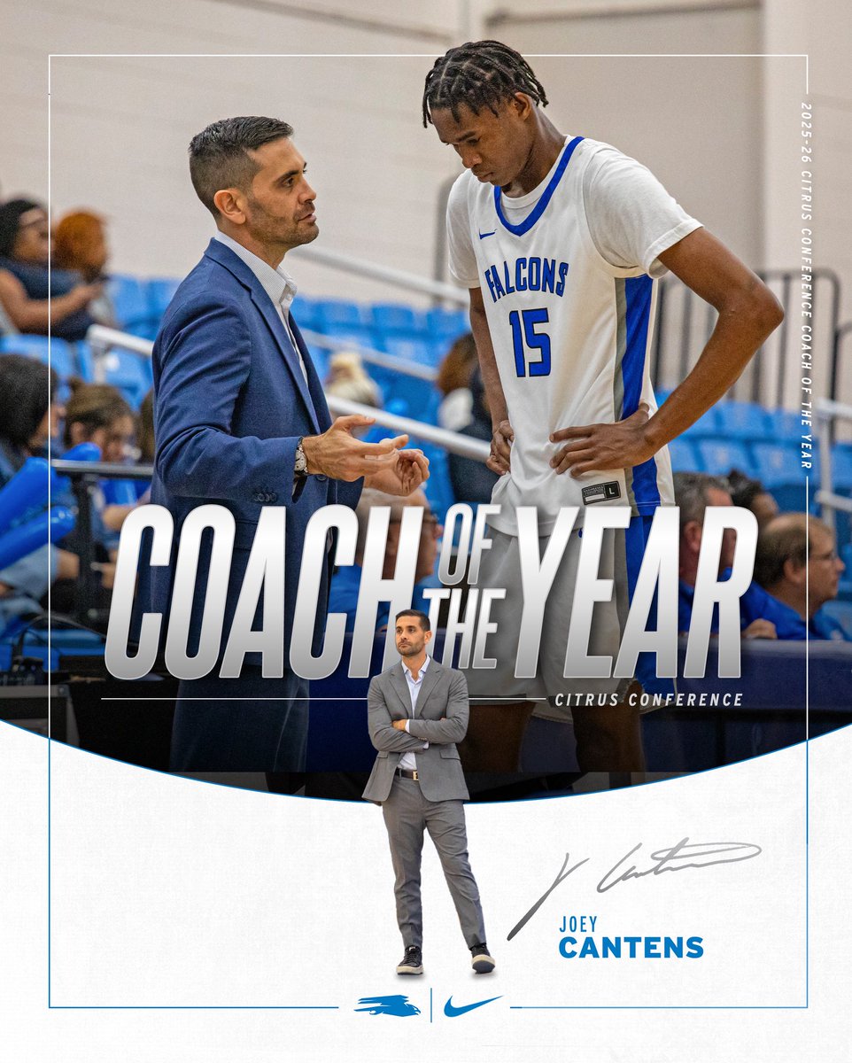 DSC_MBB's tweet photo. Congrats to Coach Cantens on sharing the Citrus Conference Coach of the year honor! https://t.co/JwsEpoNcOw