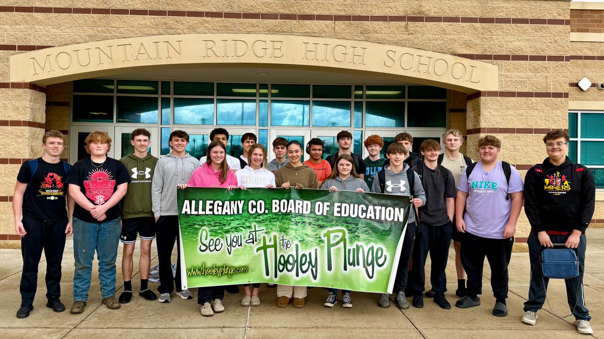 acpsmd's tweet photo. We'll see you at the Hooley Plunge tomorrow, like these brave students from Mountain Ridge High School! 🥶 🥶 https://t.co/laiK9gObo3