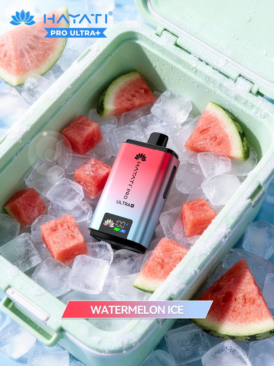 Hayati® Pro Ultra+ — straight from the ice box. ❄️🍓🍉
Fresh fruit notes, icy cool moments.
Which flavour is your favourite? 👀👇

Enjoy Hayati® Enjoy Life.

#Hayati #HayatiProUltraPlus #IceSeries #SouvenirEdition #FlavorMood