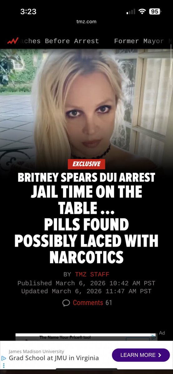 MEWFan1's tweet photo. TMZ has had this weird obsession with #BritneySpears for YEARS and I honestly wish she would sue tf outta them for all the bullshit they write about her. https://t.co/aqM1YP3wi8