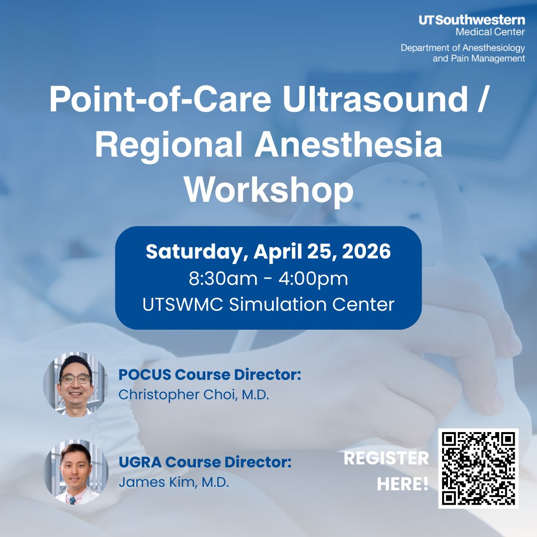 UTSW Anesthesiology tweet media