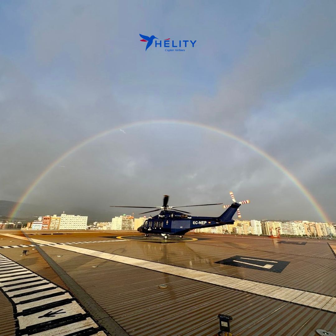 🌈🚁 Así amanece en el helipuerto de Algeciras

Helity, un arcoíris detrás y todo listo para seguir conectando el Estrecho 🚁
A veces el cielo nos regala imágenes así… ✨

¡Feliz fin de semana!

#Helity #Algeciras #Estrecho #FelizFinde #Amanecer #Arcoiris #Volar