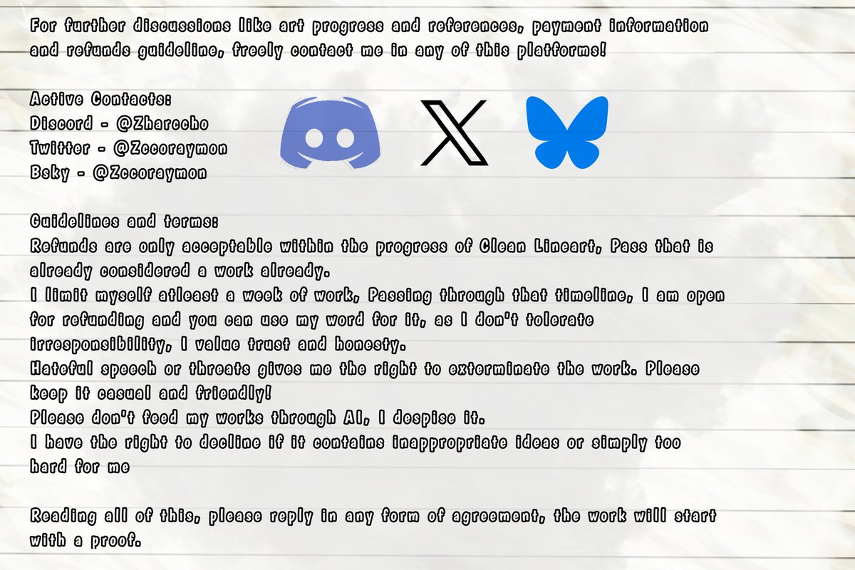 ZharC (Comms Open) tweet media
