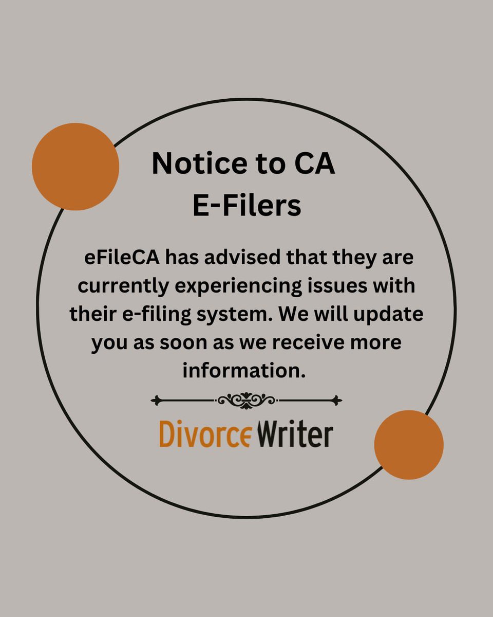divorcewriter's tweet photo. Looking for clear, step-by-step filing instructions that keep up with changes in the process? DivorceWriter can help.

#DivorceSeason #taxseason #taxrefund https://t.co/0xnYFF0EsW