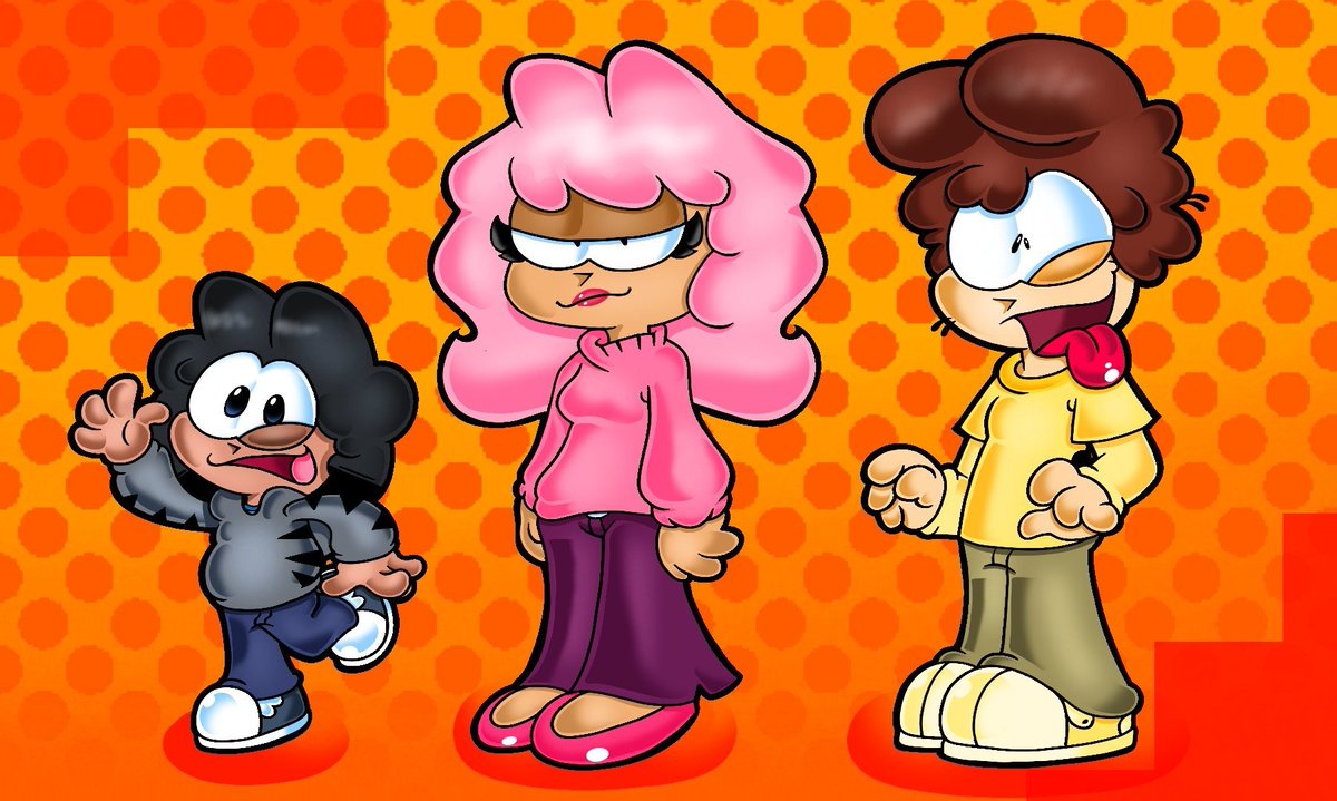 Reposting my human garfield art due to current events