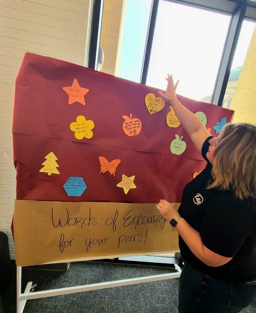 240Tutoring's tweet photo. Aggieland stop ✔️ 🤠

We spent the day at Texas A&M connecting with students, spreading a little Crumbl cheer, and hearing firsthand how 240 is working for them.

The best part? Hearing things like, “OMG, 240! I wouldn’t have made it without y’all!” 🧡

Nothing better than seeing the impact in real time.