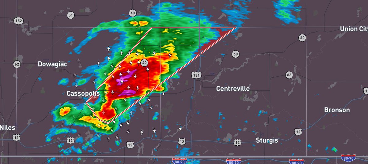 ClimateCornerHQ's tweet image. TORNADO WARNING🚨

Marshall, Centreville (Michigan) and everyone in between, be prepared to take shelter.

We've got a clear hook and velocity couplet.
#Portage #Marshall #Michigan