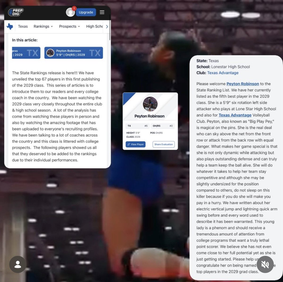 BigPlayPey2029's tweet image. What a week 💕

I am so grateful for my teammates, my coaches, my friends, my parents and even those who don’t necessarily agree with @prepdig This is no overnight success. I thank God for the bullseye 🎯 to keep grinding.
#DoHard
#KeepGrinding
#JustTheBeginning
@TAVVolleyball