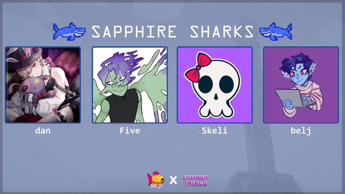xBlitzy1's tweet photo. Introducing... the Sapphire Sharks!
...featuring:
@dan9teen
@five_sets
@TinaPlayz
ttv/beljium
Watch them rise and prey on their opposition on March 21st, 2 PM EDT! https://t.co/t5awRgywzv