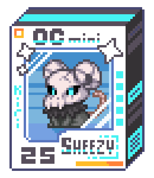 KirisDoodles's tweet photo. OC Mini 25 Sheezy

OC Minis are officially open!

Follow me on Vgen to get yours now! ^^
https://t.co/nJLhG91u3L

Join my Art Community, Mistbloom! We're making our a Pokemon game!
https://t.co/yjjzz8YjCX

#pixelart #commission #smallartist #artmoots #OCmini #art #vgen #vgencomm https://t.co/wEV52uGkRU
