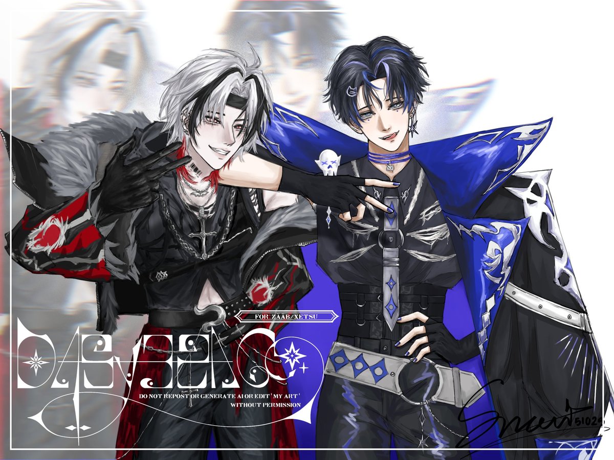 dasydaze_cms's tweet photo. FANART FOR : ZaabVibeENT &amp; XetsuVibeENT
--------------------------------------------------
#bddasyart https://t.co/o8MKxkhxeE