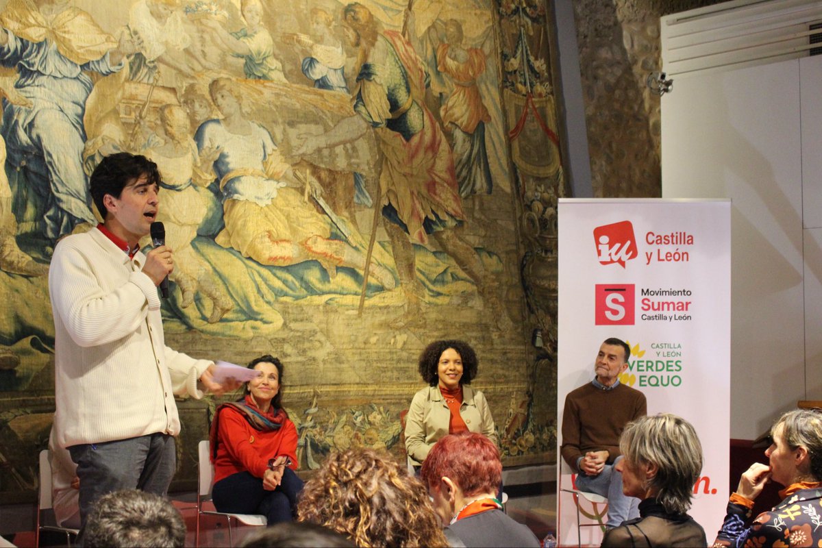 iucyl's tweet photo. Defendemos lo común hoy en León. Los servicios públicos. La sanidad. Unas políticas dirigidas a mejorar las condiciones de la clase de trabajadora.
El orgullo de quedarnos.
#elecciones15m #votaIU https://t.co/MUta3CNLHe