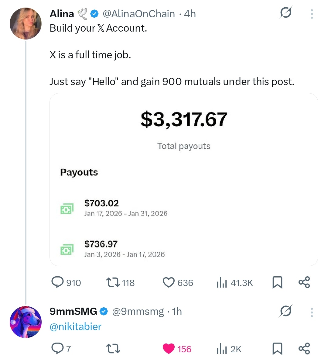 X is now suspending follow-train accounts for engagement spam. If you ...