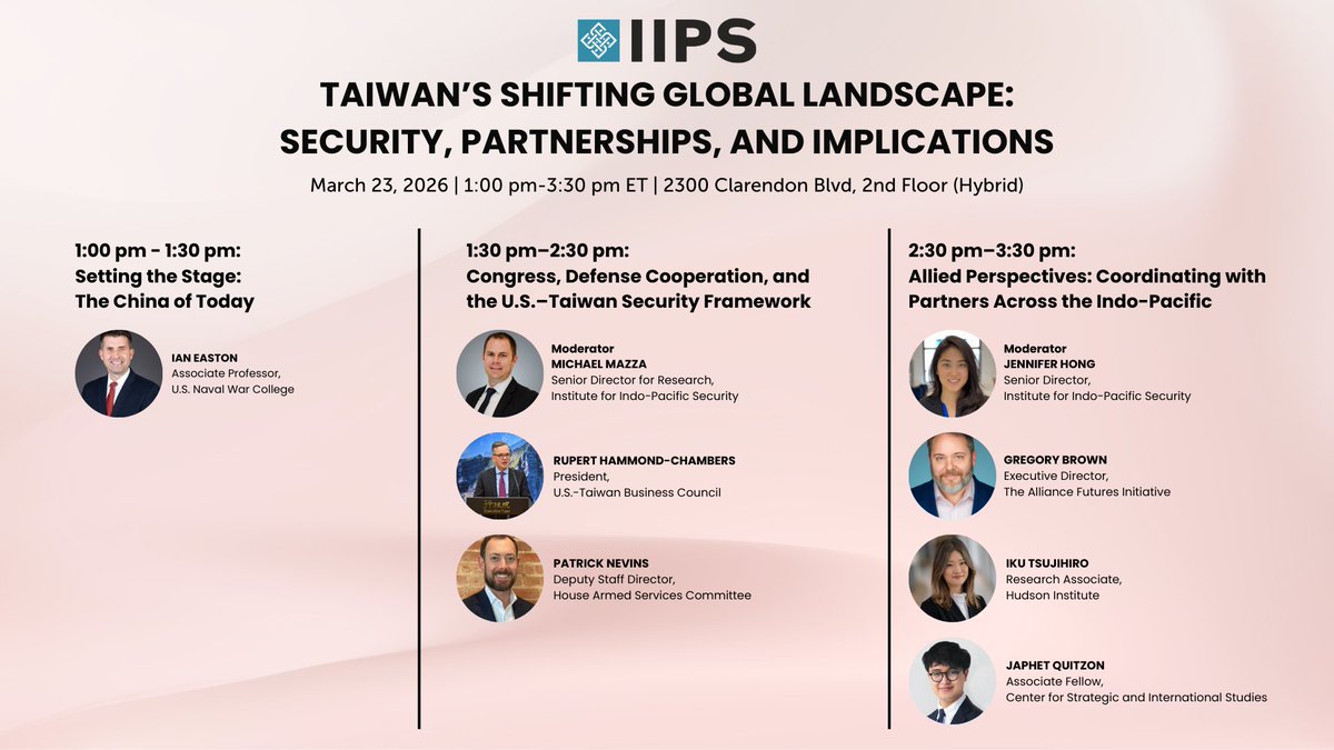 Institute for Indo-Pacific Security tweet media