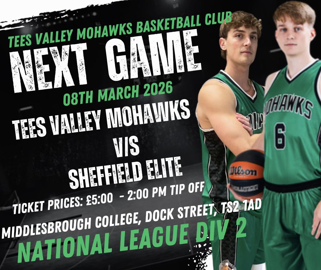 Tees Valley Mohawks tweet media