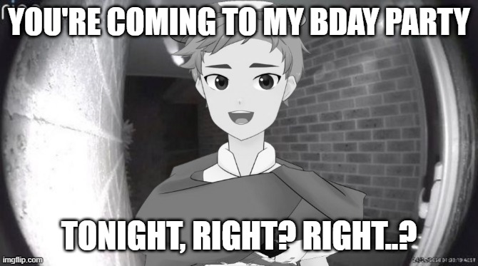miltenacious's tweet photo. Y'all invited, so y'all can come, rite. Rite?🎂😹Anywho TONIGHT + Tomm. NITE. #Birthday #birthdayparty stream w/ Steam #giveaways + party games SOON!! 9pm Est leggo! #ringcamera #meme #memes #vtuber #vtubers #vtubermeme #indievtuber #mushrooms #vshroomers
https://t.co/Bm7yT6f8xf https://t.co/eGOAlD9SGl