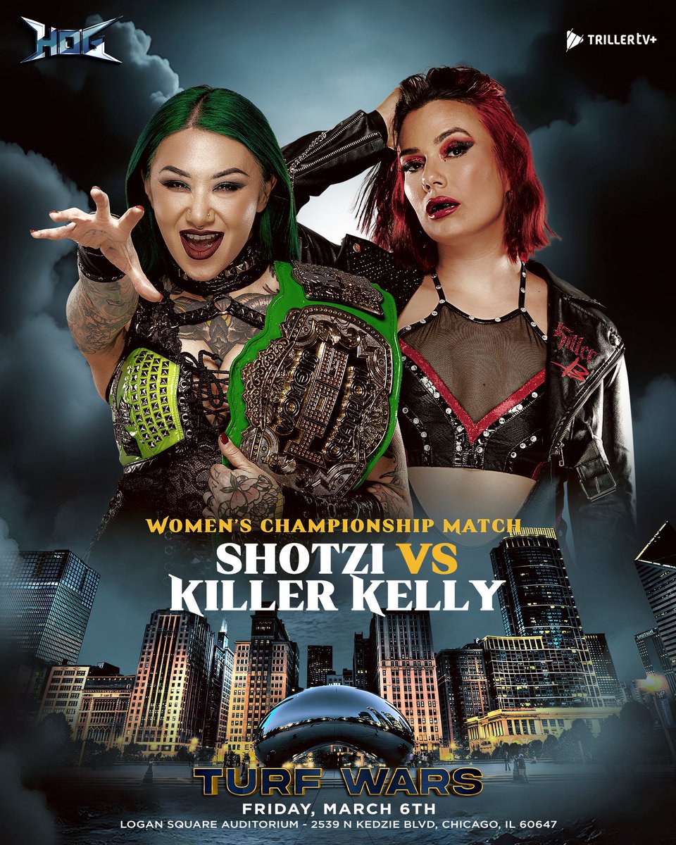 HOGwrestling's tweet image. Who leaves #TurfWars HOG Women’s Champion @ShotziTCB defends against @Kelly_WP ?

Live on @Triller_TV at 8 PM CT! ⬇️

trillertv.com/watch/hog-turf…