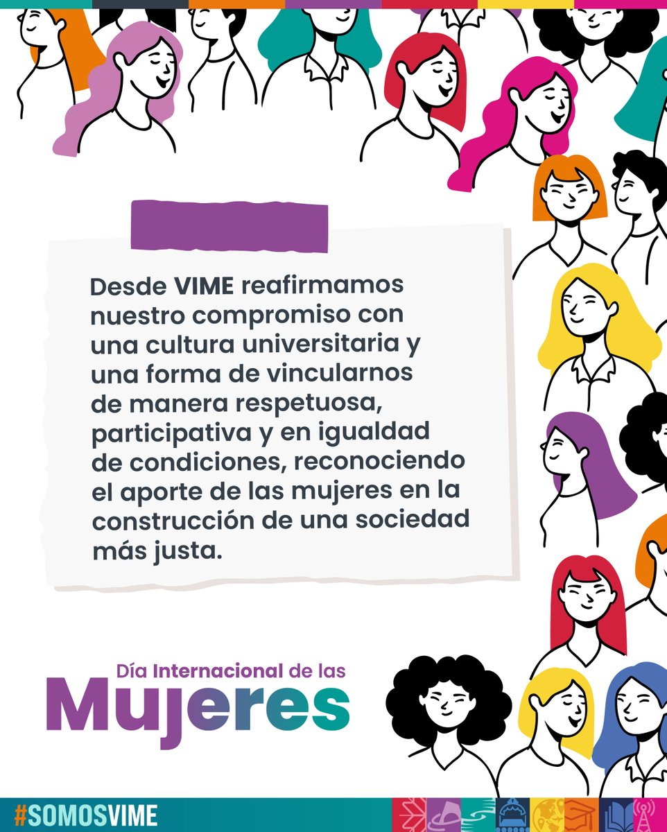 vimeusach's tweet photo. En este #8M @usachoficial conmemoramos el Día de las Mujeres. 💜✨

Valoramos el aporte de cada una en la construcción de una Universidad con equidad y conectada. ✊👩‍🏫

Nuestra historia se transforma con su liderazgo.

#SomosUsach #8M #MujeresUsach #VIME https://t.co/2q4Mj1ZRDR