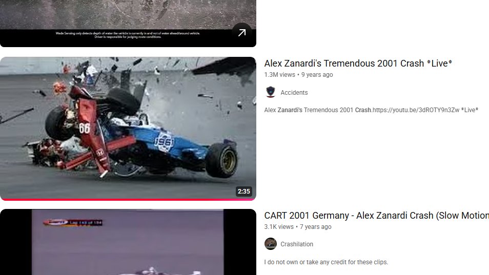 what's incredible about this is that it's not an AI clickbait shock image, he really did get blown in half with gore and shit flying out of the wreck