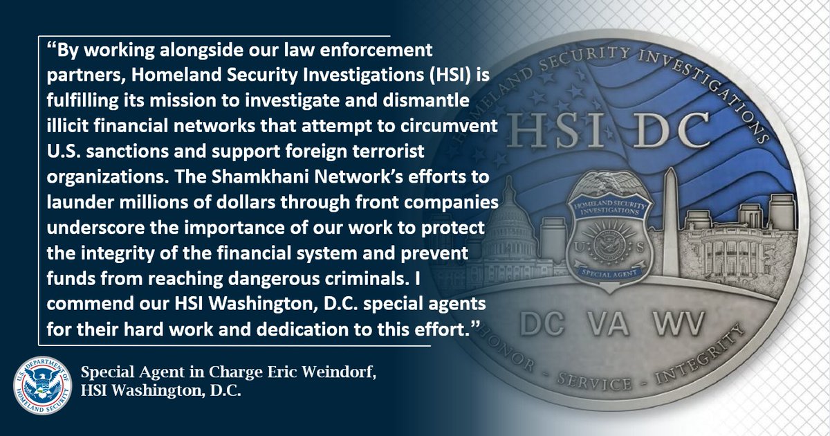 HSI Washington DC tweet media