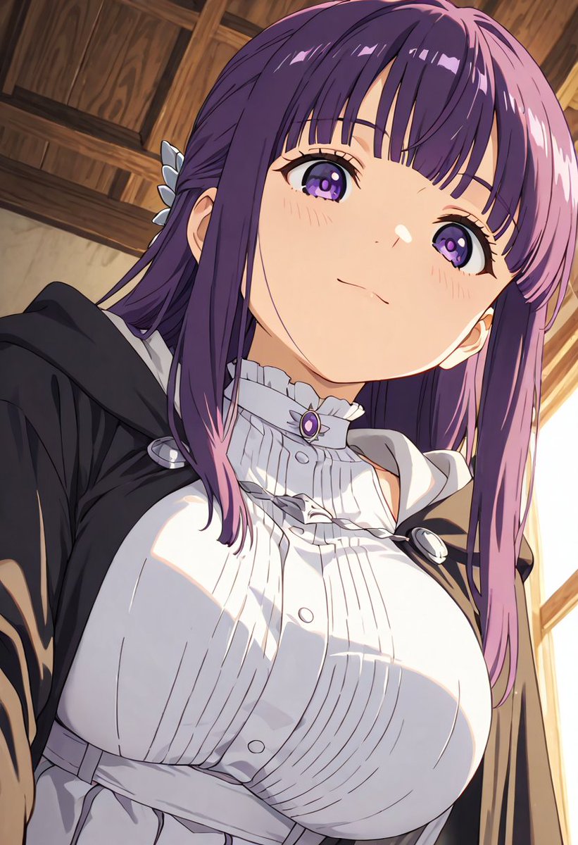 おはようございます。
起きましたか？

SFW. No nudity, no suggestive intent
#AIイラスト #AIart 
#葬送のフリーレン/FrierenBeyondJourneysEnd
#フェルン/Fern