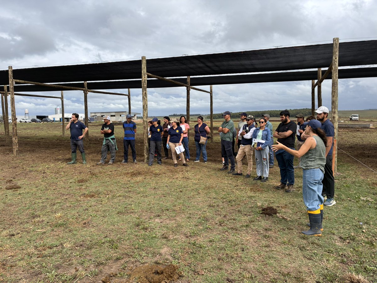 INALE_UY's tweet photo. 🐄➡️Hoy se realizó la segunda clase del primer módulo de la Formación Técnica Integral para Tamberos/as, con prácticas de campo en el predio de los hermanos Bonilla, en la Colonia Treinta y Tres. https://t.co/nQKAKyfgrC