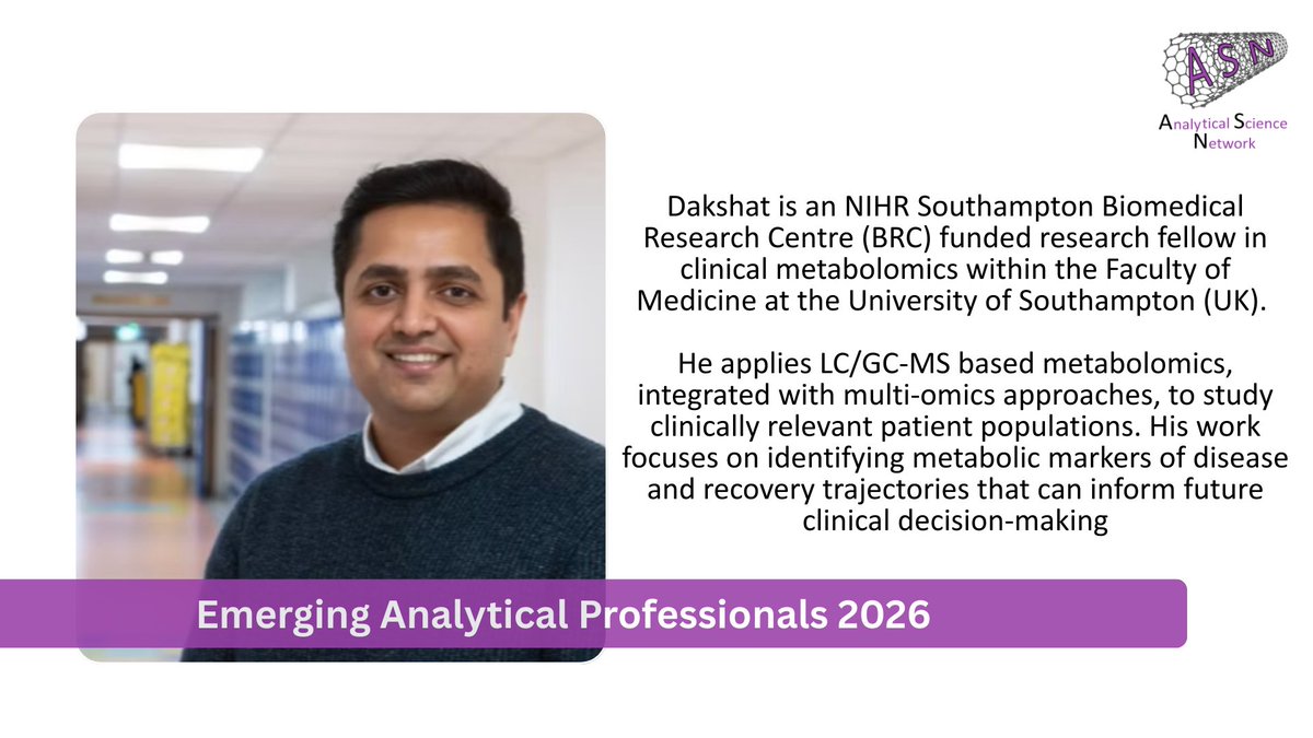 Analytical Science Network (ASN) tweet media