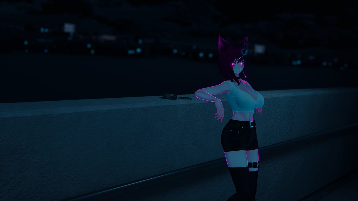 TillCantBreathe's tweet photo. World: 26時、未明 - after 26:00 | By: @le_x_ft
Come down and have a cig with me if you also got something up your mind.
#VRChat #VRChatPhotography #Lasyusha #ラシューシャ #HB_shop #Perpetrator_Design https://t.co/svgArzauGQ