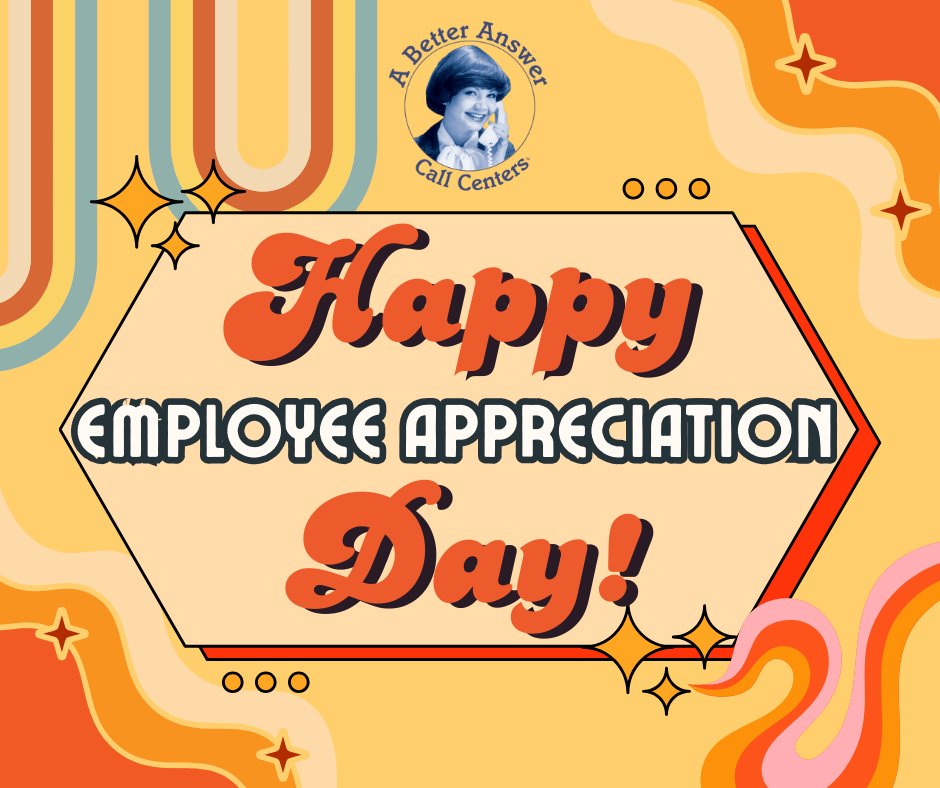 ABetterAnswer's tweet photo. Success is a team effort, and we have the best team in the business. Happy Employee Appreciation Day to our Superstars! https://t.co/vJ2QGrMUPP