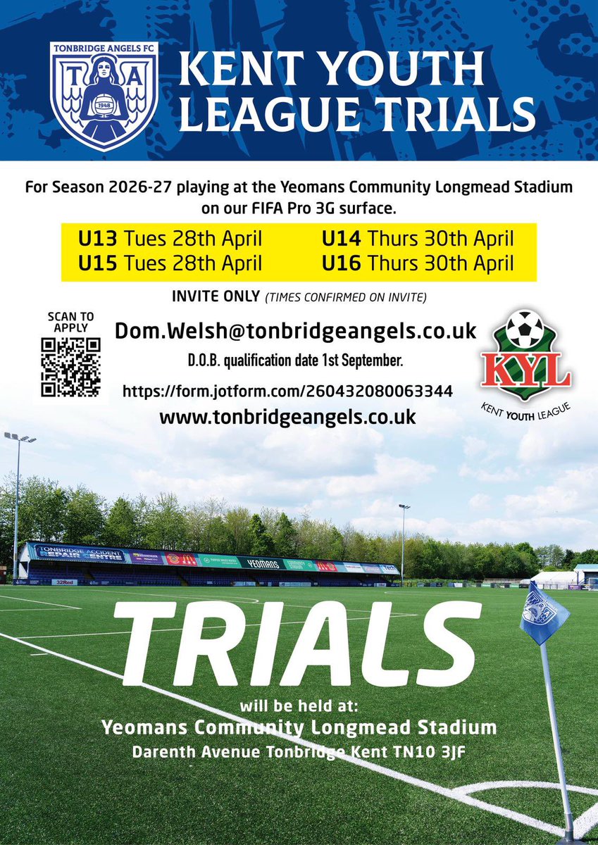 StellyCoach's tweet photo. #kentyouthleague trials up and ready to go. Reach out and fill out the form. Invite only. ⚽️

https://t.co/OVGp9F2fiD https://t.co/Ub5T9VGNR3