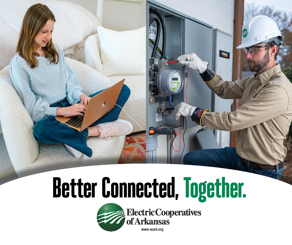 Our mission is to provide reliable, affordable and responsible power to every corner of Arkansas. And we’re expanding to deliver fiber for a more connected world. It’s your local, hometown cooperative way, because we’re better connected, together. aecc.com