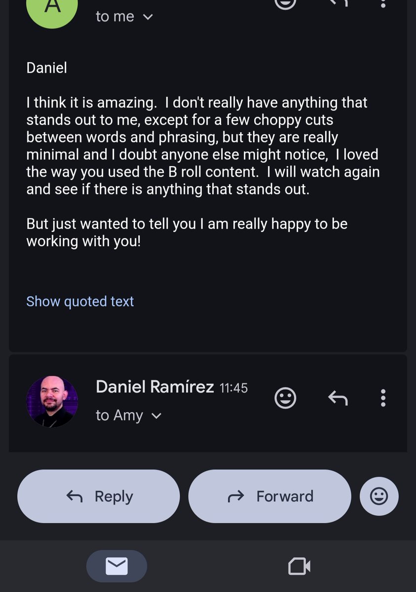 DymasEdits's tweet photo. I remember a post from @_charlesgawu_  a couple of months ago, where he emphasized on following up...

This story started in November. At first she had said my fees were too high, that she needed to make more sales, but I kept following up at least once a month.

And now... 😁 https://t.co/X0qq1bXyDO