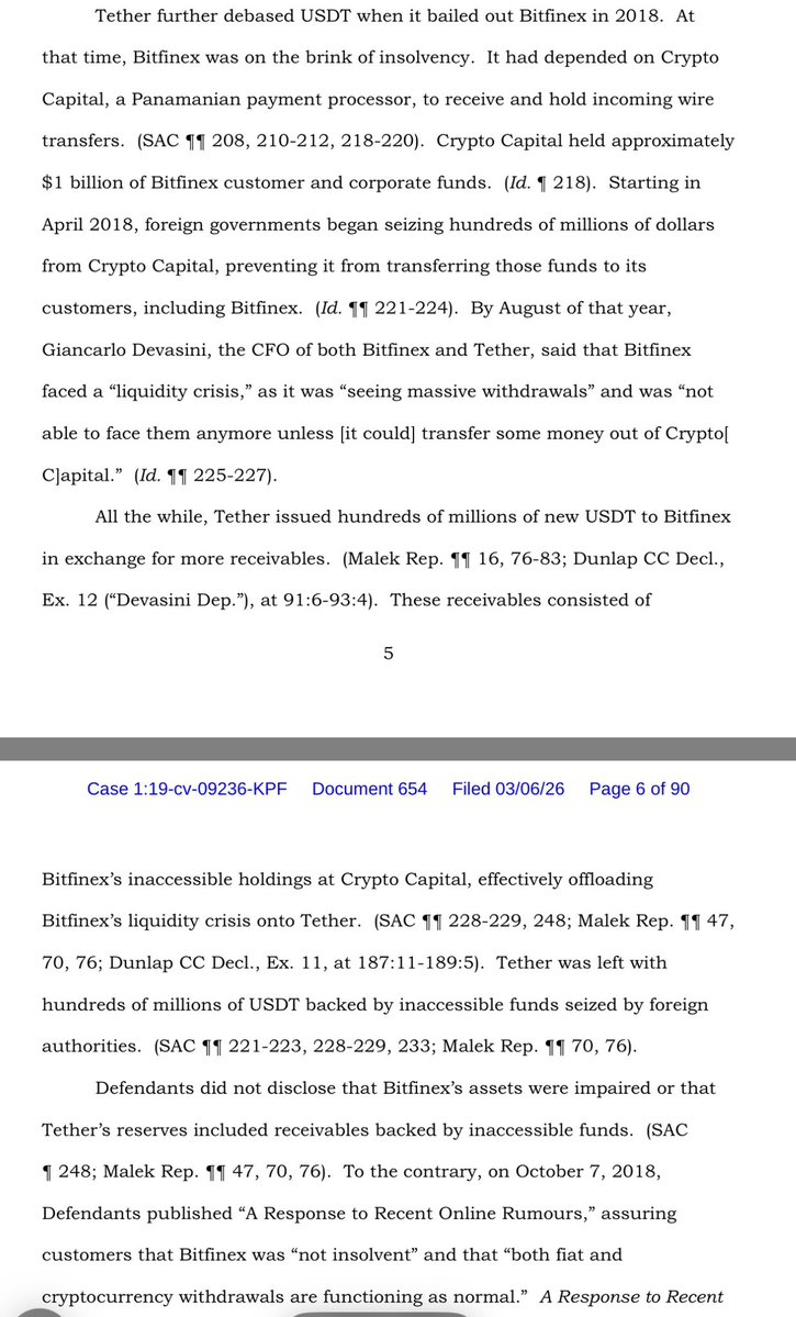 Tether. The largest financial fraud in history.

You’re welcome.
