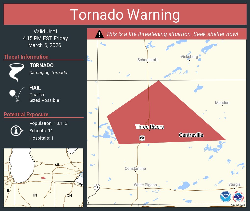 NWS Tornado tweet media