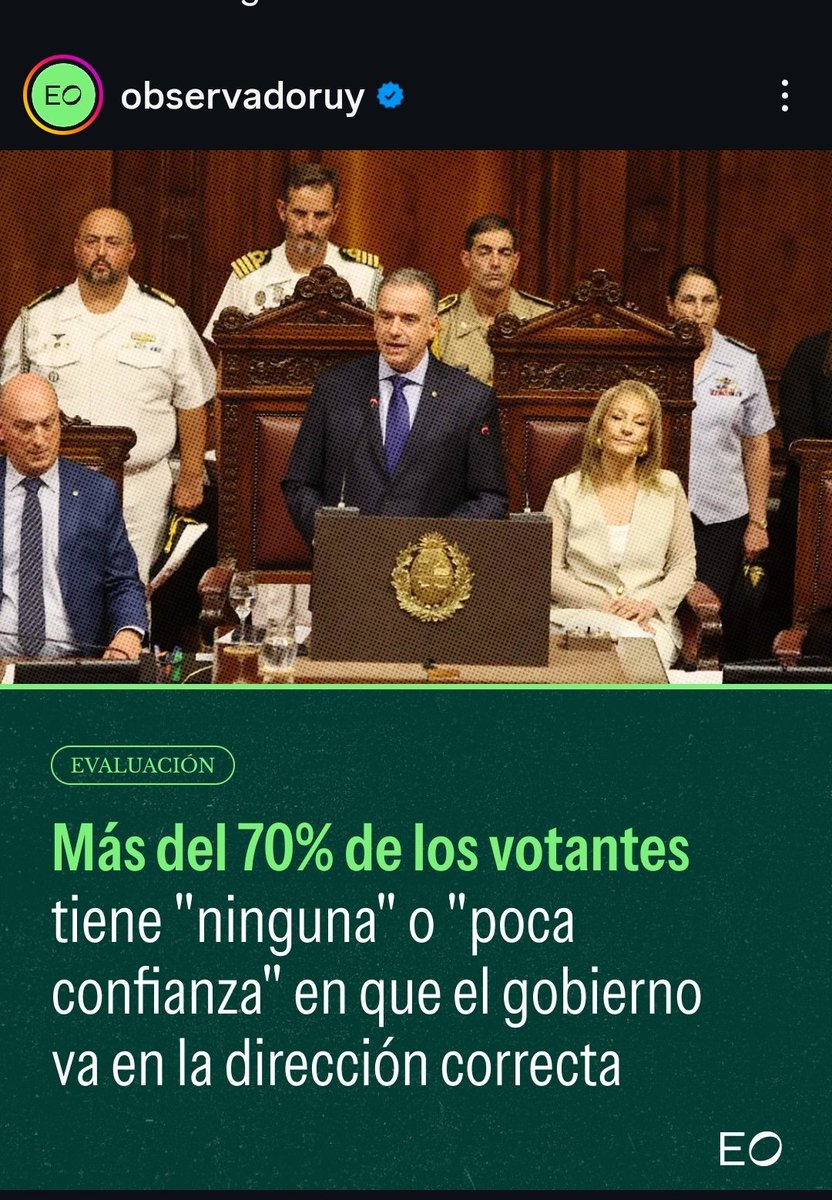 55,2% de los encuestados dijo tener “ninguna confianza” en que el gobierno va en la dirección correcta.
14,8% dijo tener “poca confianza”.
➡️ Sumados, más del 70% de los votantes tienen ninguna o poca confianza en el rumbo del gobierno. �

Los otros resultados fueron:
9,1% tiene