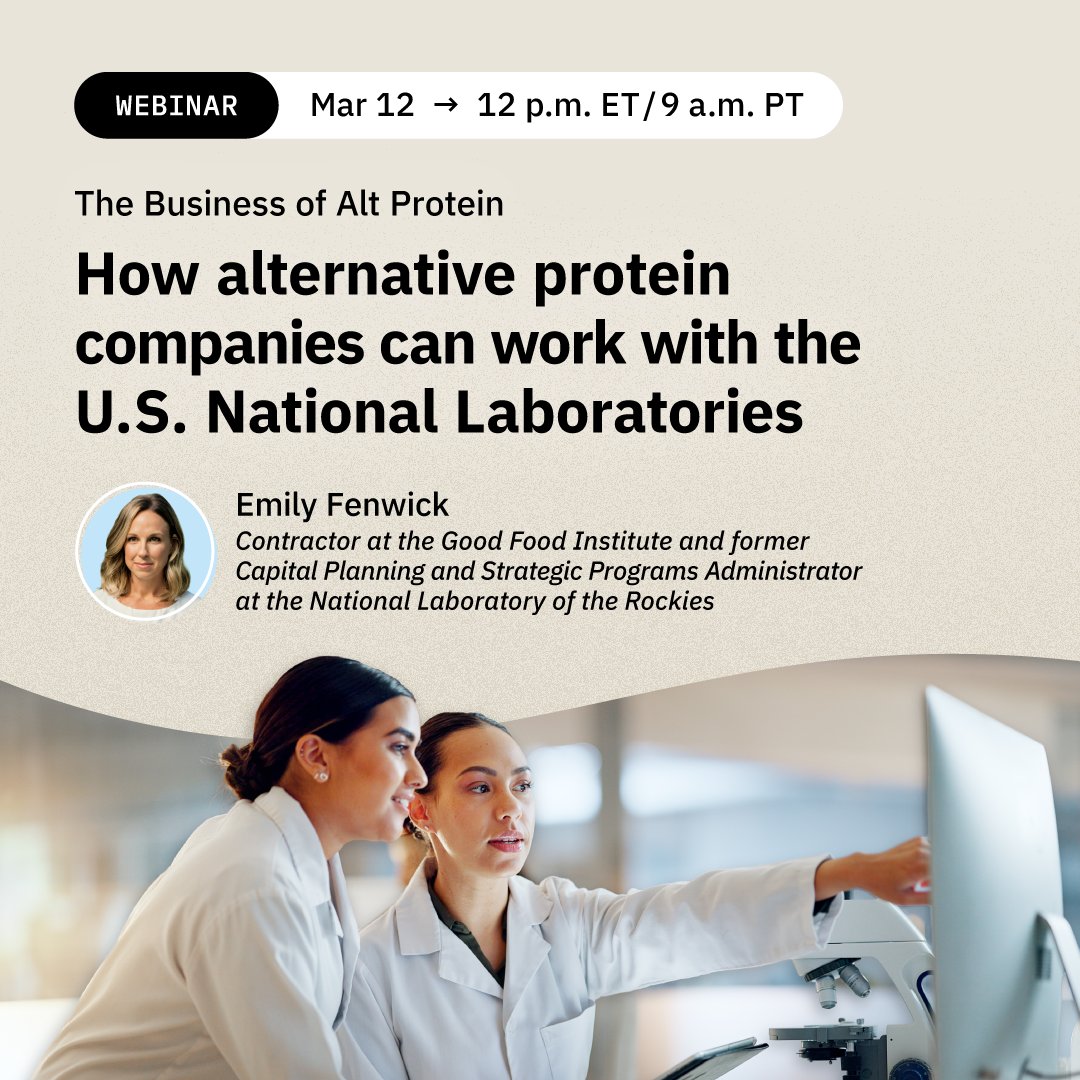 The Good Food Institute tweet media