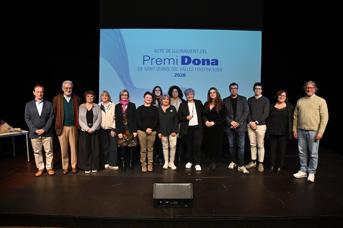 ajsantquirze's tweet photo. 💜 Guardonades Premi Dona de #SQV 2026:

● Mercè Mateu Canudas , Premi Dona
● Associació Dones de Bosc, distinció honorífica nacional
● Aseel Massoud , distinció honorífica internacional

🫶 Enhorabona!

#santquirzealcor #8demarç https://t.co/Q8HQKjOvTt
