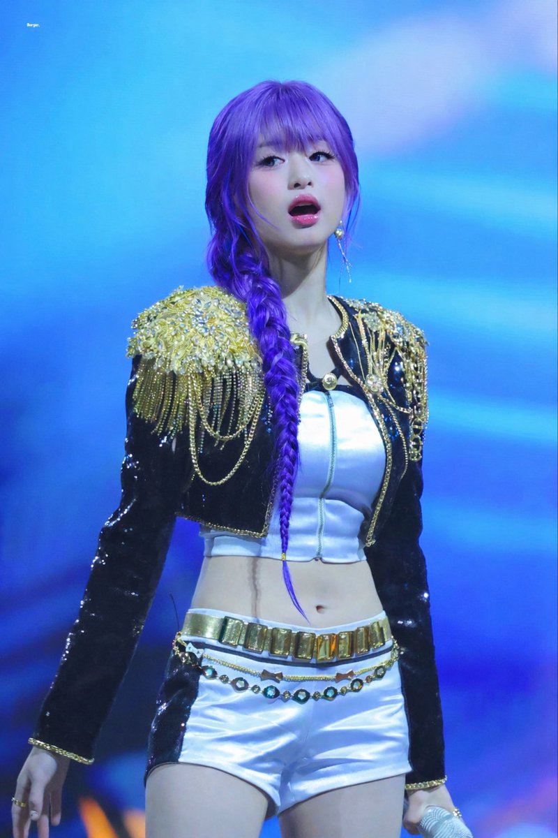 Ahyeon with all purple wig #AHYEON #babymonster