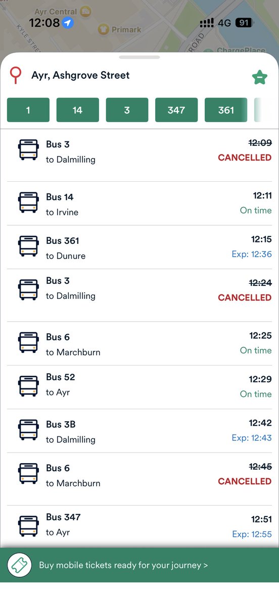 LsOinferno's tweet photo. @StagecoachWScot what’s the point in paying £60/month for a negative when ye can never get a bus! This is happening all too often. https://t.co/9dvql6VXNl