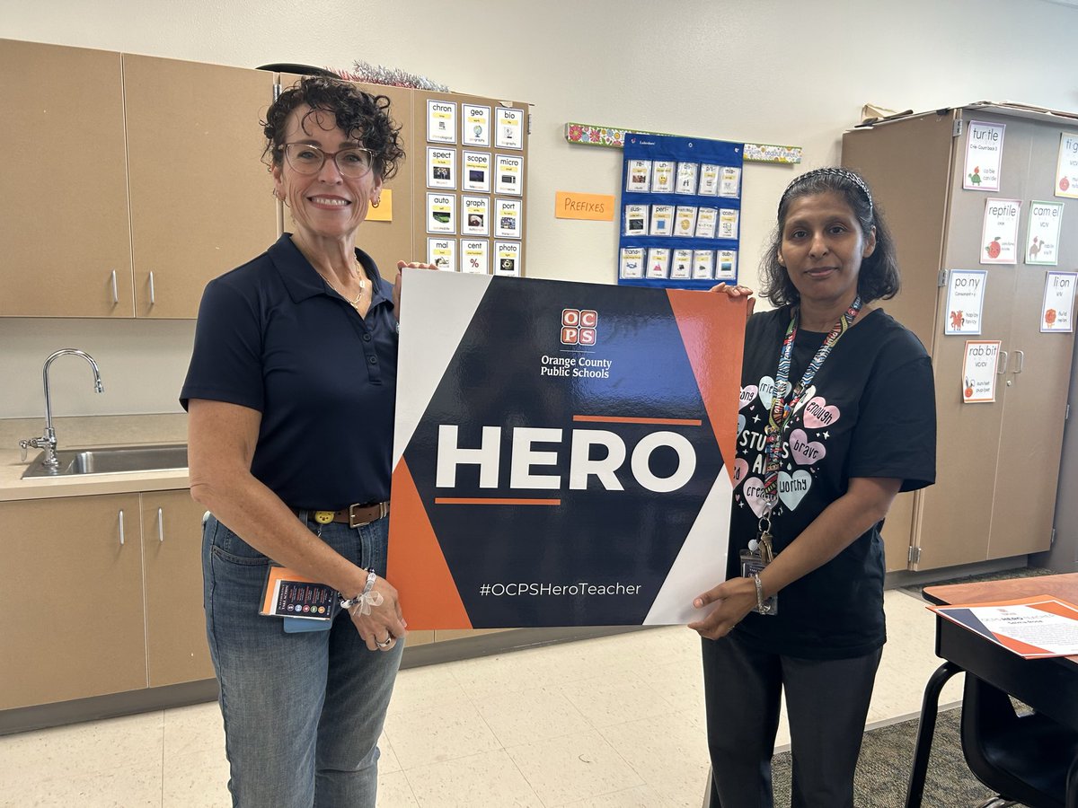 OCPS_R2Succeed's tweet photo. Selma Rosa is a true #OCPSHeroTeacher 🏆 As a 3rd grade teacher at Forsyth Woods, her tireless dedication and professionalism ensure every student succeeds. 🤩 We’re so lucky to have her as a dependable resource for students and staff alike. #impactcdl @OCPSnews https://t.co/TdULehzJmO