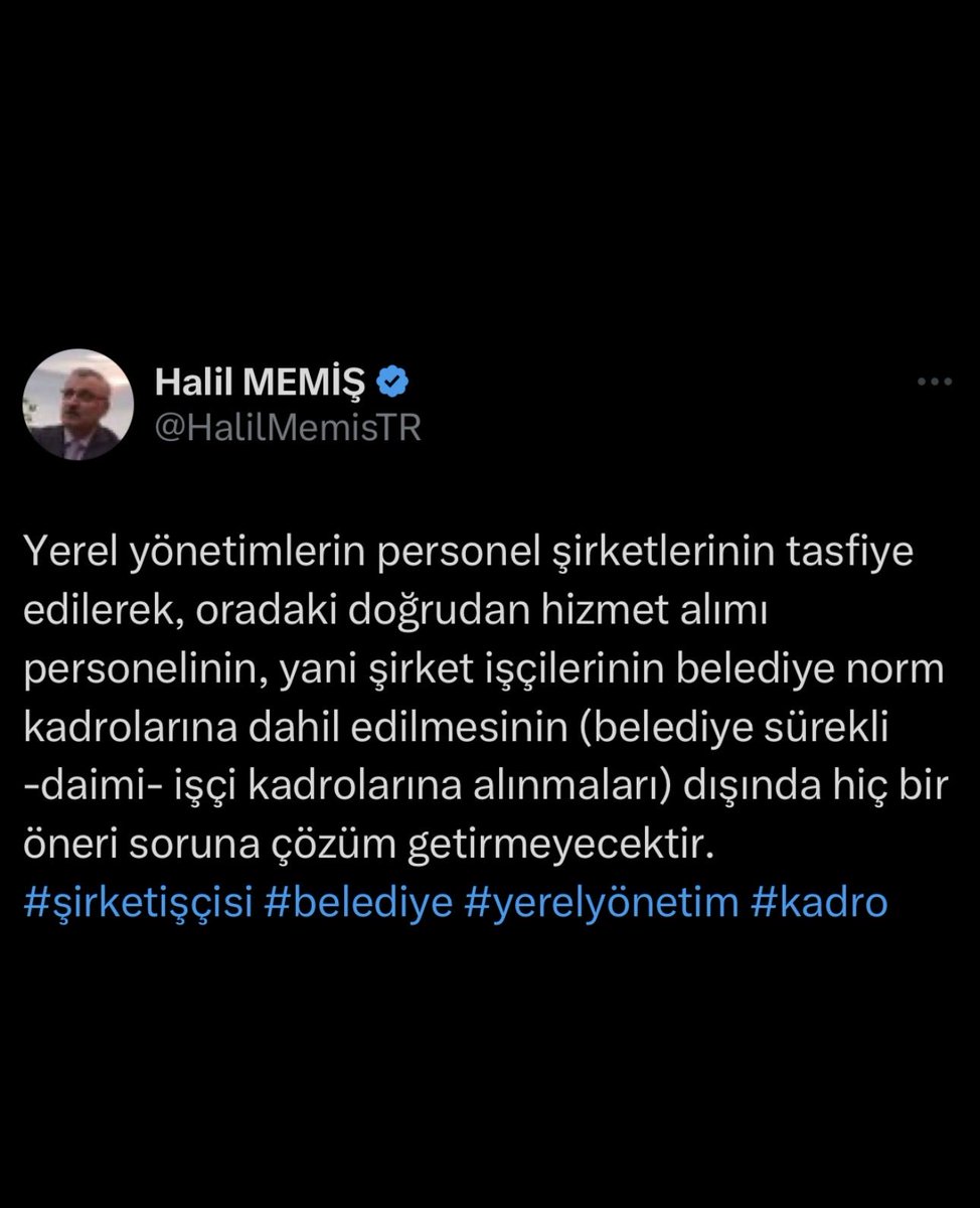 <a href="/YS_Turkoglu/">Selçuk Türkoğlu</a> <a href="/vanbuyuksehirbb/">T.C. Van Büyükşehir Belediyesi</a> <a href="/diyarbakirbld/">Diyarbakır Büyükşehir Belediyesi</a> <a href="/ipekyolubeltr/">İpekyolu Belediyesi</a> Belediye Şirket İşçilerine Taşeron İşçilere Yasal Düzenleme İle Birlikte Kadro ve Özlük Hakları Verilmedikle Yıllardır Süren Bu Zulüm Devam Edecektir Sn <a href="/YS_Turkoglu/">Selçuk Türkoğlu</a> Kendi Ülkemizde Siyahi Köle Gibiyiz <a href="/iyiparti/">İYİ Parti</a> <a href="/iyipartitbmm/">İYİ Parti TBMM</a> <a href="/MDervisogluTR/">Müsavat Dervişoğlu</a> <a href="/TBMMresmi/">TBMM</a> <a href="/csgbakanligi/">T.C. Çalışma ve Sosyal Güvenlik Bakanlığı</a> <a href="/Iskhannnn/">Işıkhan 🎲</a>