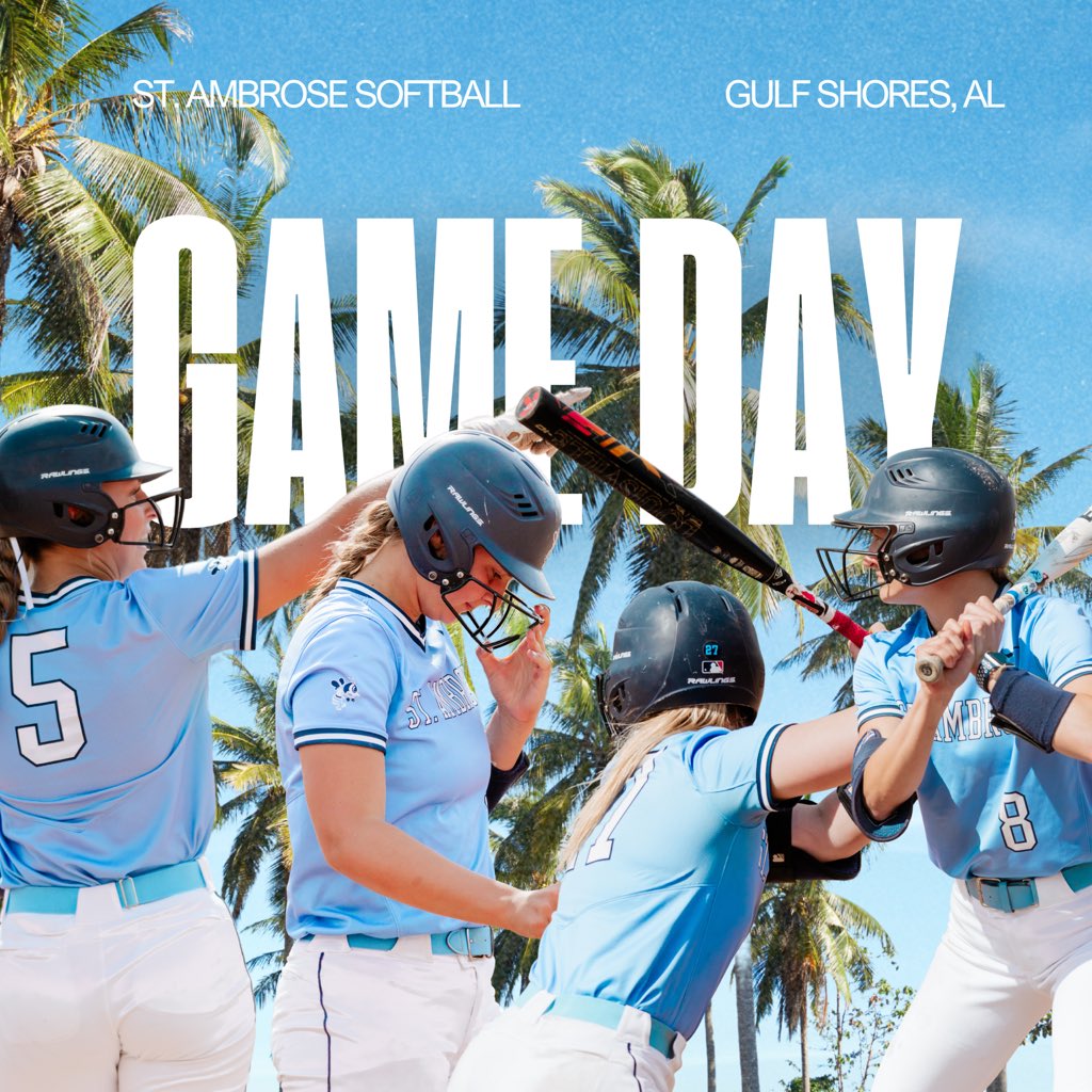 SAUBeesSoftball's tweet photo. Greetings from sunny Gulf Shores! ✌️ today!

3:45 vs. #8 Central Methodist
6:00pm vs. Texas A&amp;M University San Antonio
📍Gulf Shores, Alabama

#SAUSoftball https://t.co/1CS7R5Z82X